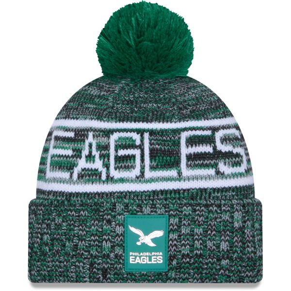 New Era Pompon Bonnet D'Hiver SIDELINE Philadelphia Eagles