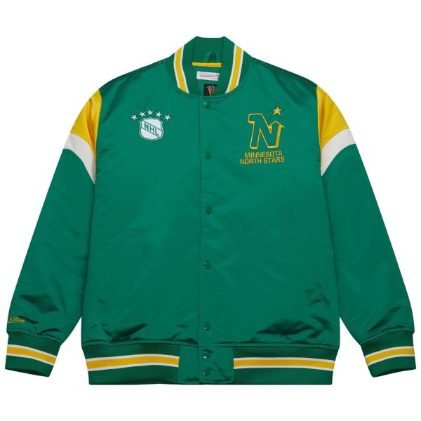 M&N Heavyweight Satin Jacke NHL Minnesota North Stars