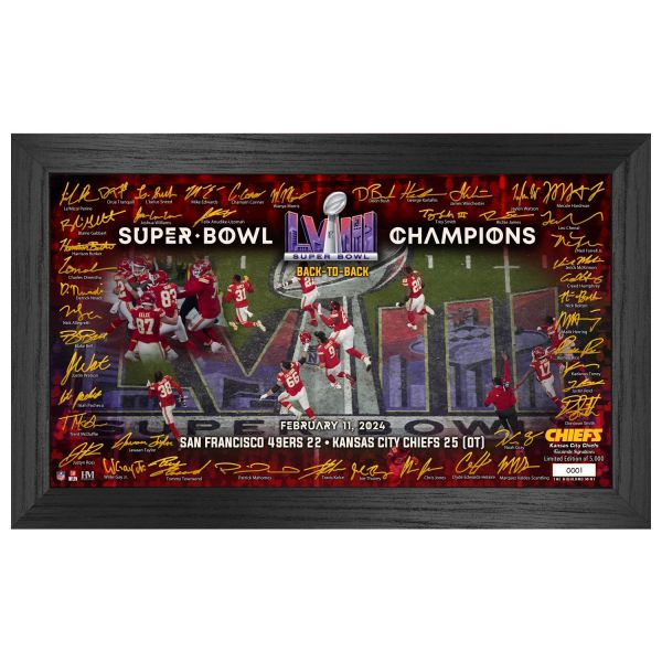 Kansas City Chiefs Super Bowl LVIII Signature Gridiron Bild