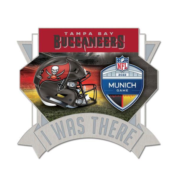 NFL Pin Badge Anstecknadel - NFL MUNICH I WAS THERE Buccs