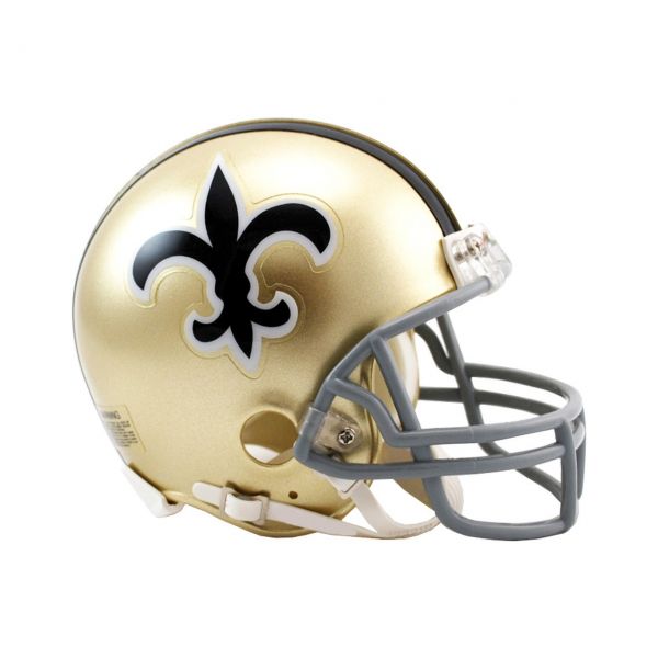 Riddell VSR4 Mini Football Casque - New Orleans Saints 67-75