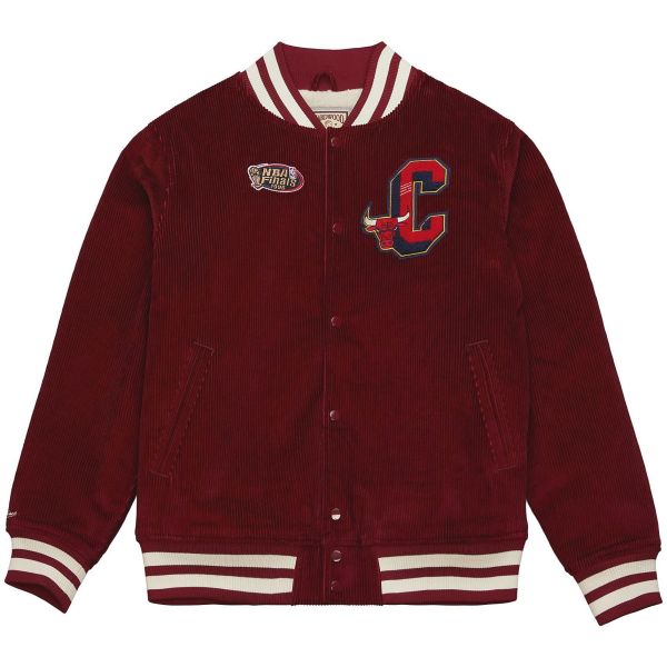 M&N Varsity Kord Sherpa College Jacke - Chicago Bulls