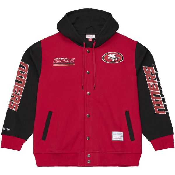 M&N Midweight Hooded Fleece Jacke - San Francisco 49ers