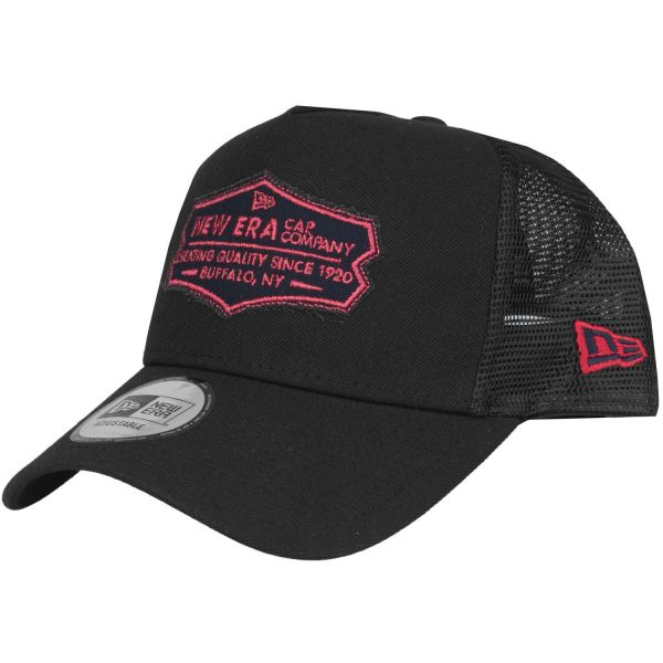 New Era Adjustable Trucker Cap - RETRO PATCH navy / chrome