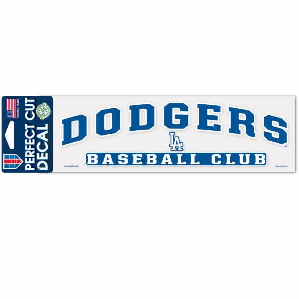 MLB Perfect Cut Autocollant 8x25cm Los Angeles Dodgers