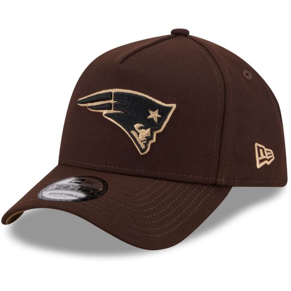 New Era 9Forty A-Frame Cap - New England Patriots burnt wood