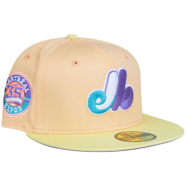 New Era 59Fifty Cap - Montreal Expos Cooperstown peach