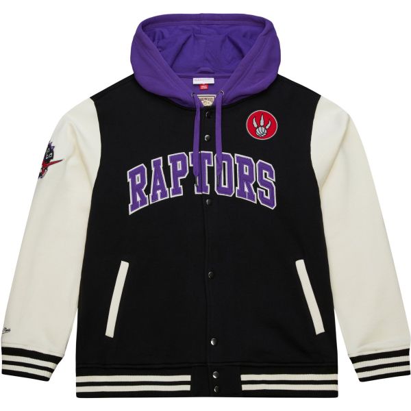 M&N Midweight Hooded Fleece Jacket - Toronto Raptors