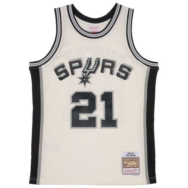 Swingman Jersey San Antonio Spurs OFF-WHITE Tim Duncan