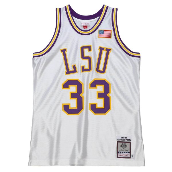 Shaquille O\'Neal LSU 1990-91 Authentic Swingman Jersey