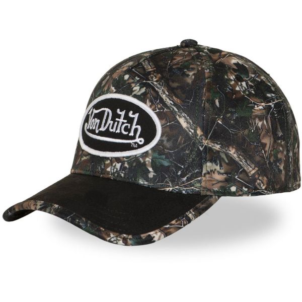Von Dutch Trucker Snapback Cap - TREE CAMO black