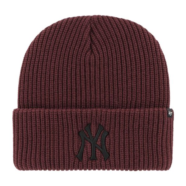 47 Brand Knit Beanie - UPPER New York Yankees maroon