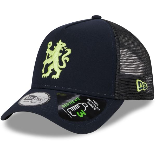 New Era Adjustable Mesh Trucker Cap - FC Chelsea navy