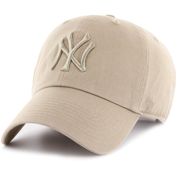47 Brand Adjustable Cap - CLEAN UP New York Yankees khaki