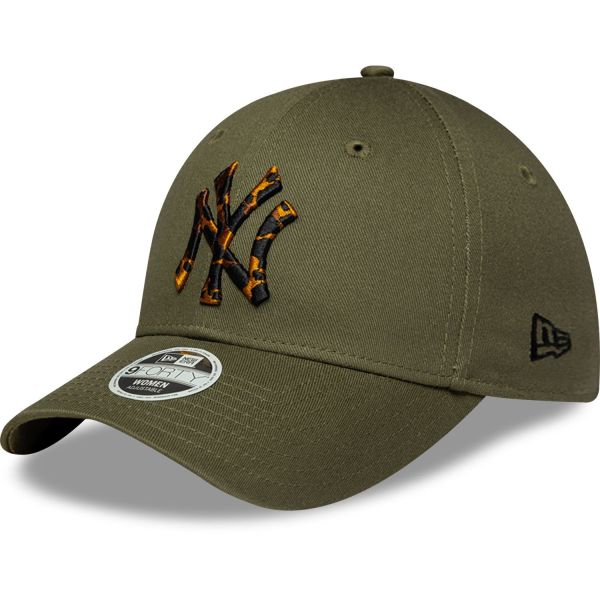 New Era 9Forty Womens Cap ANIMAL INFILL NY Yankees olive