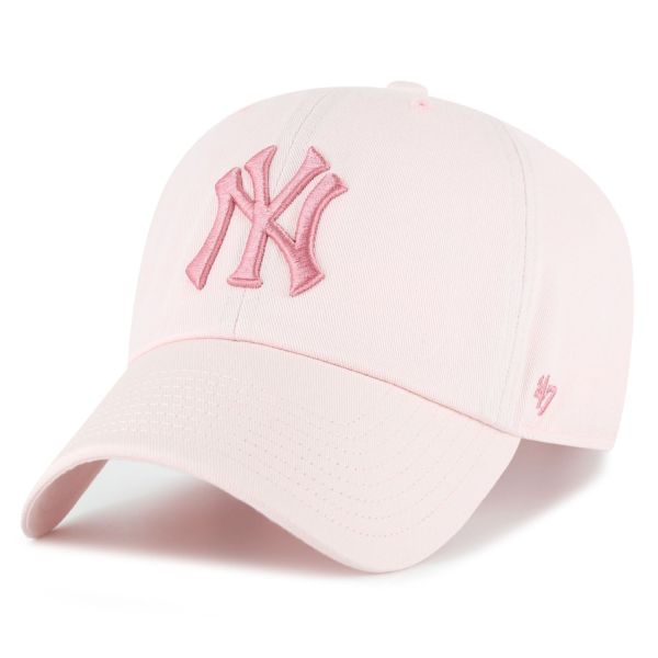 47 Brand Strapback Cap - CLEAN UP New York Yankees rose