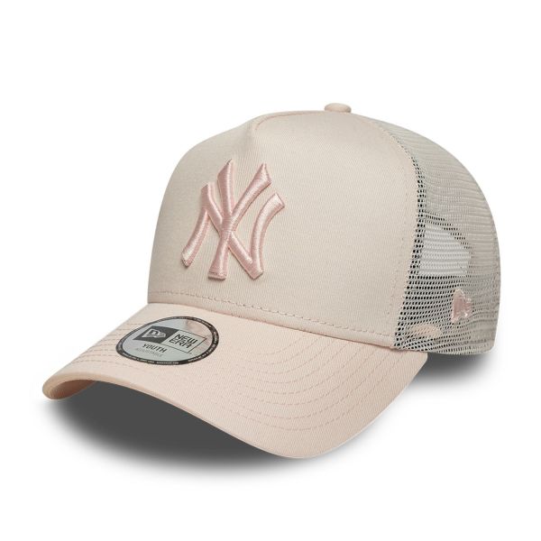 New Era Kids Trucker Cap - New York Yankees beige