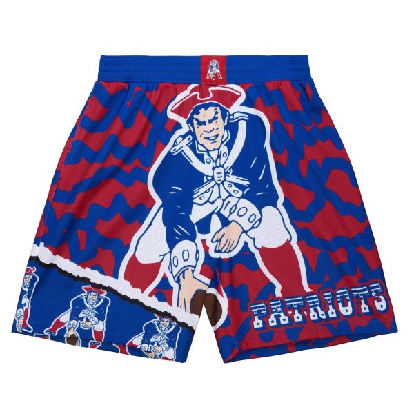 M&N New England Patriots JUMBOTRON Basketball Shorts