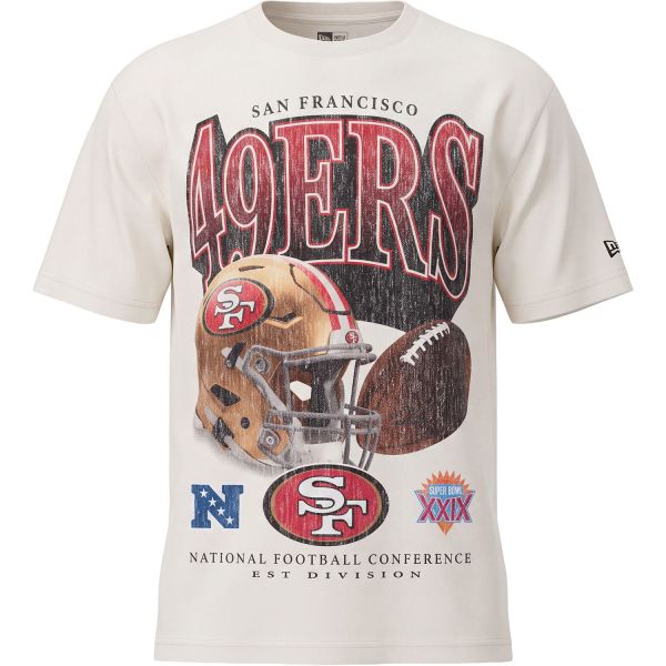 New Era NFL Shirt - VINTAGE San Francisco 49ers creme