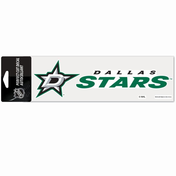 NHL Perfect Cut Aufkleber 8x25cm Dallas Stars