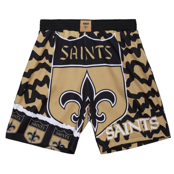 M&N New Orleans Saints JUMBOTRON Basketball Shorts