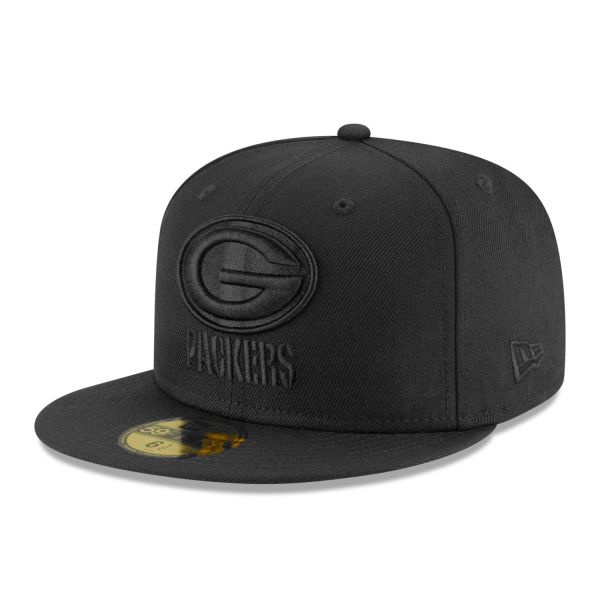 New Era 59Fifty Enfang Cap - NFL BLACK Green Bay Packers