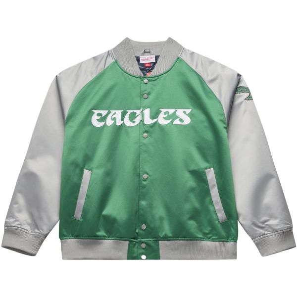 M&N Lightweight Satin Jacke Philadelphia Eagles Reggie White