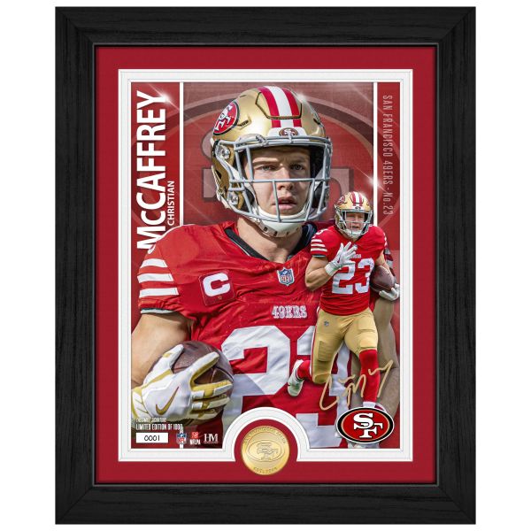 Christian McCaffrey San Francisco 49ers Artist Coin Mint