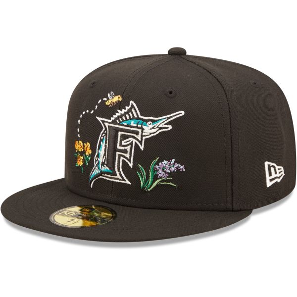 New Era 59Fifty Fitted Cap - WATER FLORAL Miami Marlins