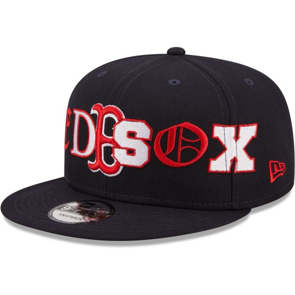 New Era 9Fifty Snapback Cap - TYPOGRAPHY Boston Red Sox