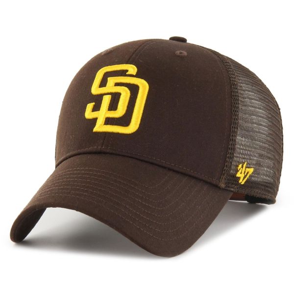 47 Brand Trucker Cap - BRANSON MLB San Diego Padres brown