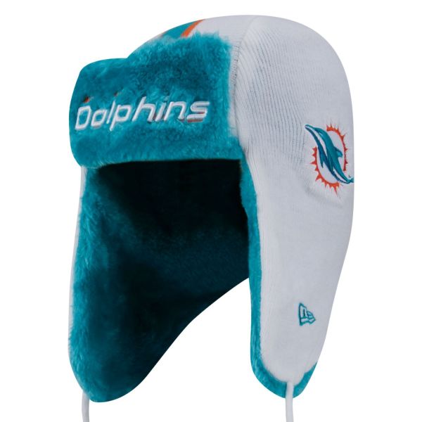 New Era Wintermütze FESTIVE TRAPPER - Miami Dolphins
