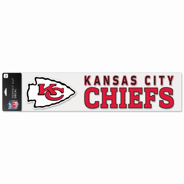 NFL Perfect Cut XXL Decal 10x40cm Kansas City Chiefs