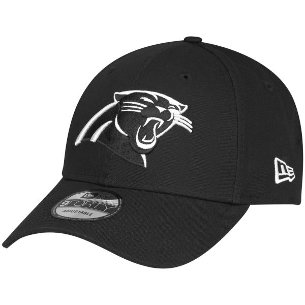 New Era 9Forty Adjustable NFL Cap - BLACK Carolina Panthers