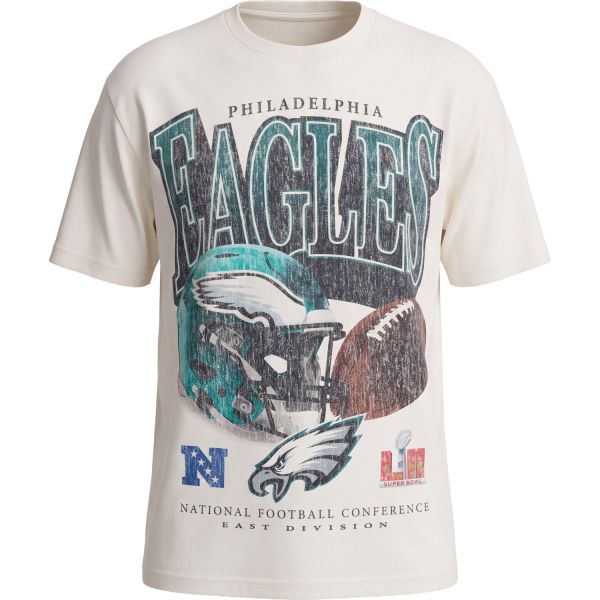 New Era NFL Shirt - VINTAGE Philadelphia Eagles creme