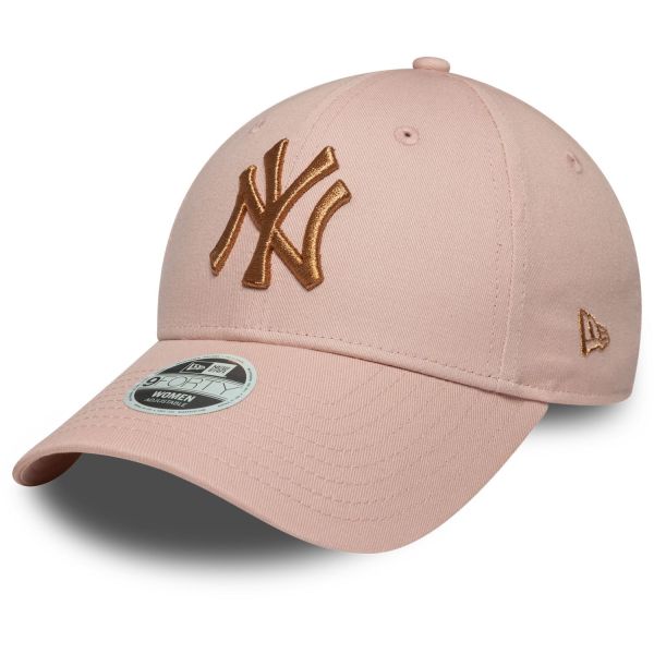 New Era 9Forty Damen Cap - METALLIC New York Yankees rosa
