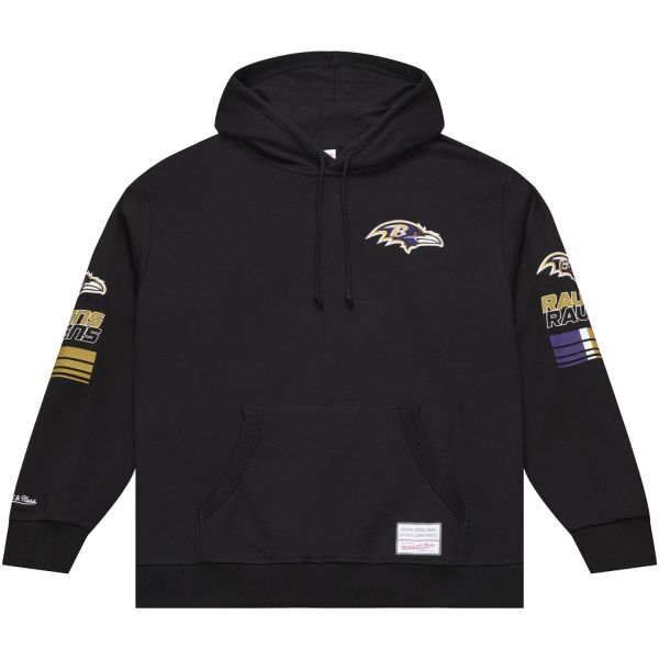 M&N Fleece NFL Hoody SIDELINE Baltimore Ravens