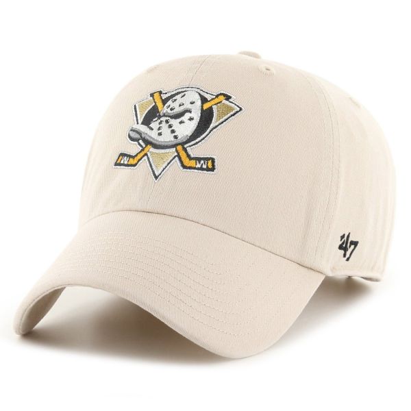 47 Brand Adjustable Cap - CLEAN UP Anaheim Ducks bone beige