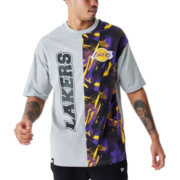 New Era NBA Oversized Shirt - PANEL Los Angeles Lakers