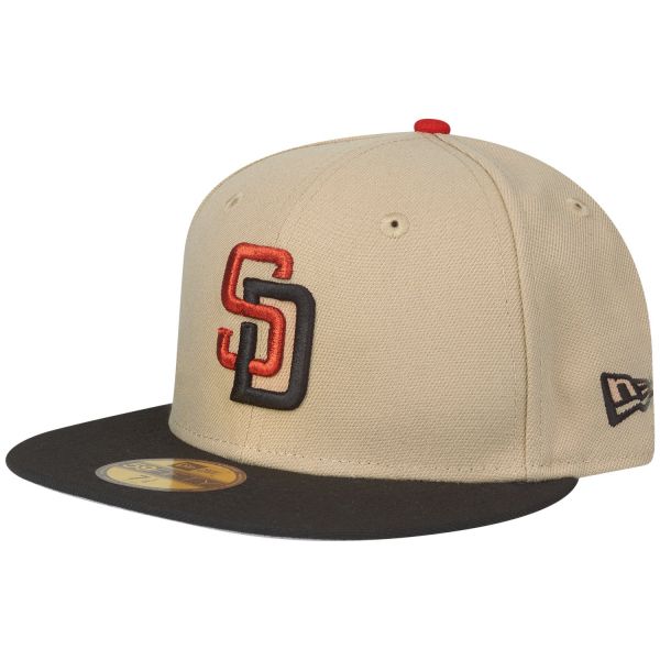 New Era 59Fifty Fitted Cap - San Diego Padres camel beige