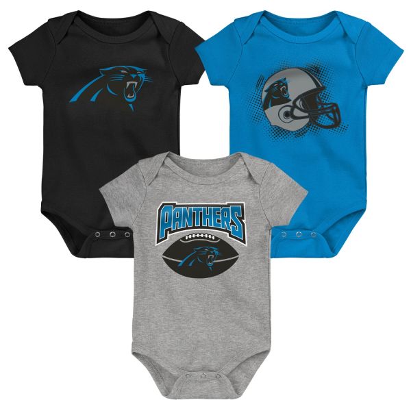 Outerstuff NFL Infant 3pcs Bodysuit-Set Carolina Panthers