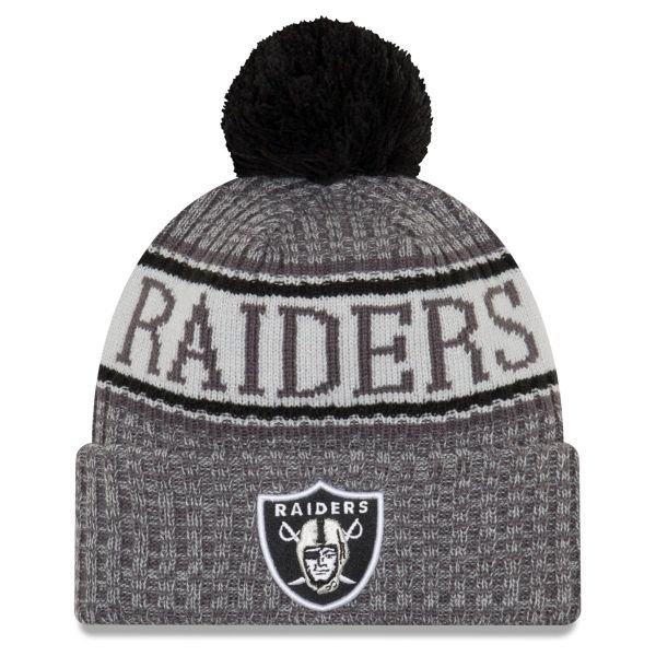 New Era NFL Sideline Graphite Chapeau - Oakland Raiders