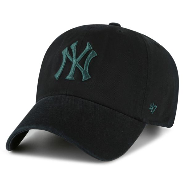 47 Brand Strapback Cap - CLEAN UP New York Yankees schwarz