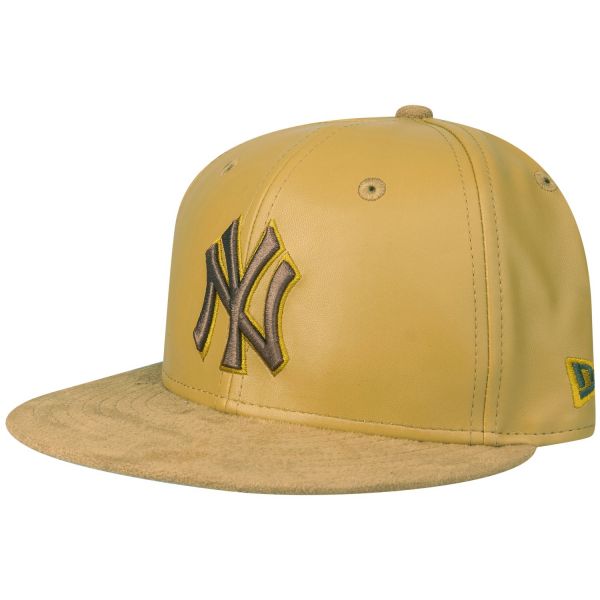 New Era 59Fifty Leatherette Cap - New York Yankees pan tan