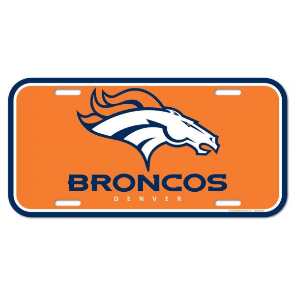 Wincraft Plaque d'immatriculation - Denver Broncos