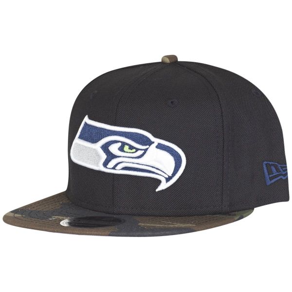 New Era Snapback Cap - WOOD CAMO Seattle Seahawks
