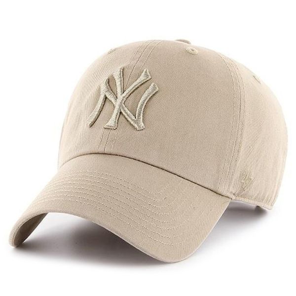47 Brand Relaxed Fit Cap - CLEAN UP New York Yankees khaki