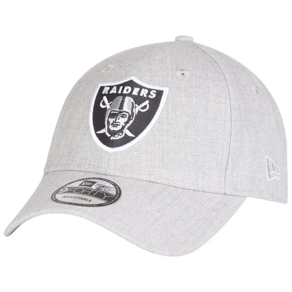 New Era 9Forty Strapback Cap - Oakland Raiders heather gris