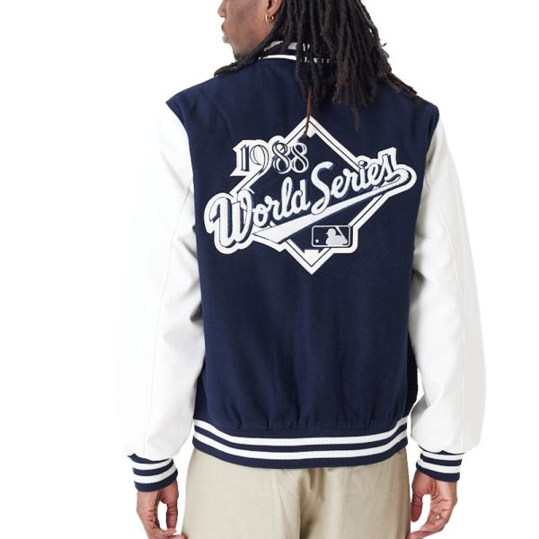 New Era Varsity College Jacke - WORLD SERIES LA Dodgers