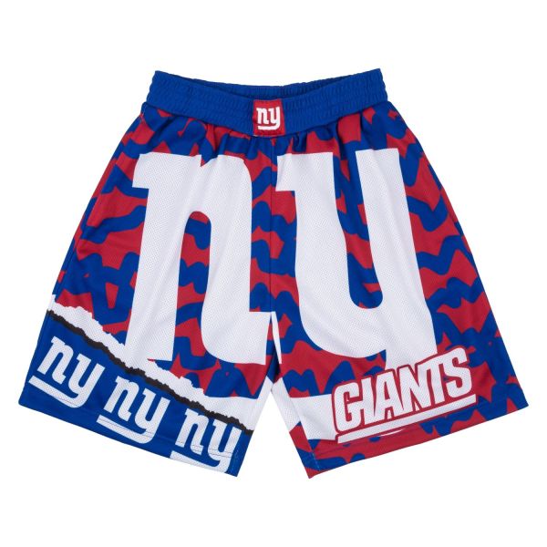 M&N New York Giants JUMBOTRON Basketball Shorts